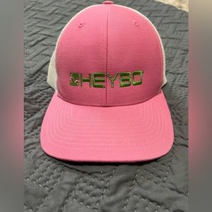 Hey Bo pink Richardson hat